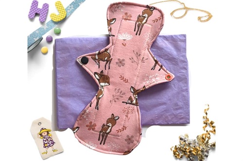 Click to order  10 inch Cloth Pad Pink Deer now